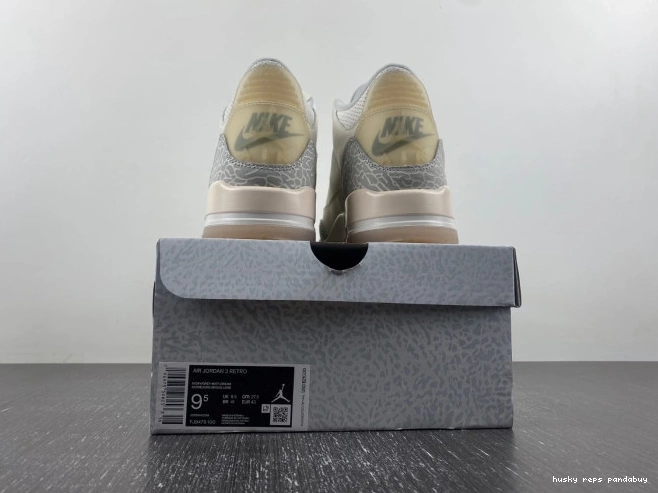 Rep Husky 3 FJ9479-100 Air Craft Ivory Jordan 0626